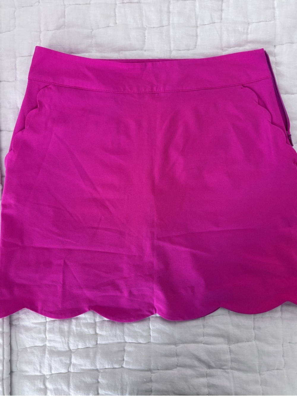 Vineyard Vines Womens Scalloped Hem Performance Skirt - Pink